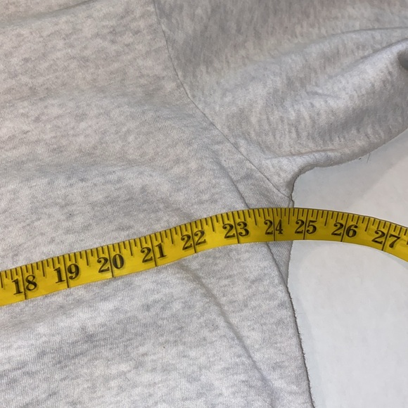 VANS Off The Wall Unisex Cropped Gray/Burgundy Hoodie Size XL - Picture 8 of 9